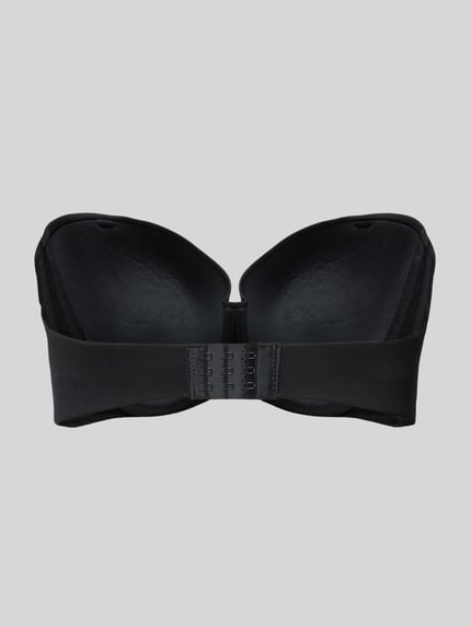 Produktfoto, Schalen-BH mit mit abnehmbaren Trägern und Push-Up-Effekt von MAGIC Bodyfashion in Schwarz, einfarbig, Material-Mix mit Stretch-Anteil