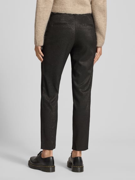 PIECES Regular Fit Stoffhose mit Viskose-Anteil Modell 'BOSSELLA' Black 5