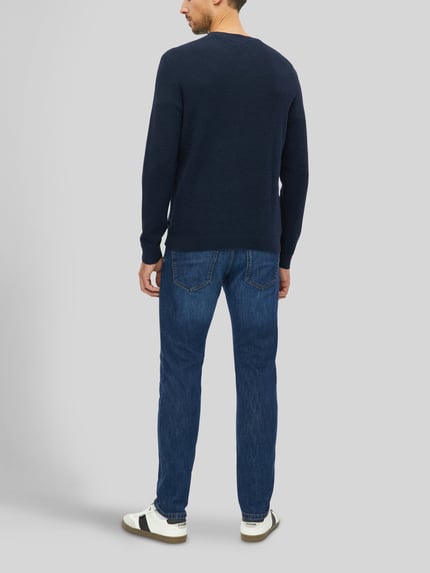 s.Oliver RED LABEL Regular Fit Pullover aus reiner Baumwolle Marine 4