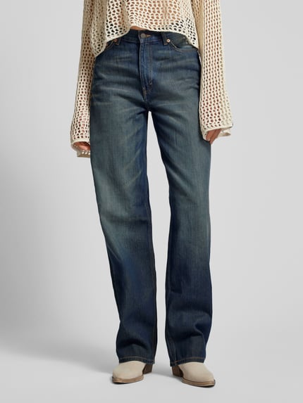 Weekday Loose Fit Jeans im 5-Pocket-Design Dunkelblau 4