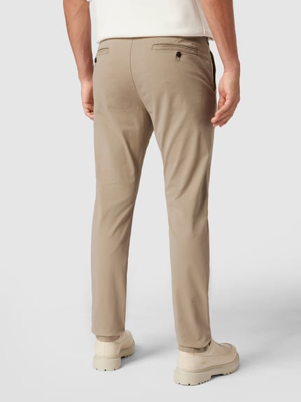 MCNEAL Super slim fit chino met gsm-vakje Beige - 5