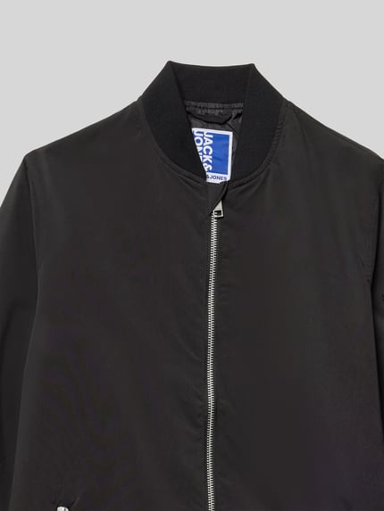 JACK & JONES Bomberjacke mit Reißverschlusstaschen Modell 'ERUSH' Black 2