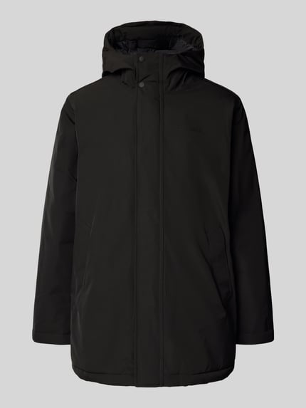 Les Deux Parka mit Stehkragen Modell 'Darius' Black 2