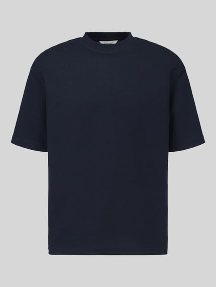 Selected Loose Fit T-Shirt mit Rundhalsausschnitt Modell 'OSCAR' Blau 2