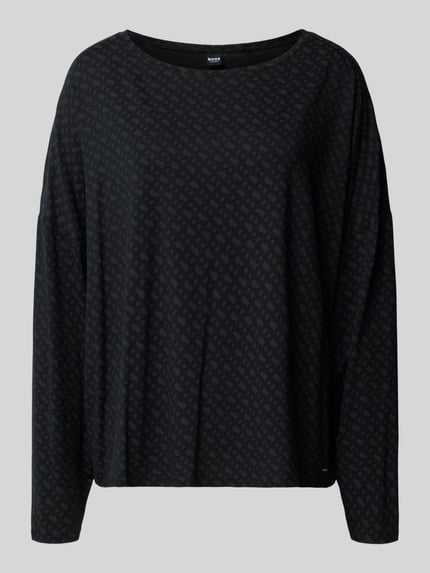 BOSS Relaxed Fit Pyjama-Oberteil aus Lyocell-Mix Black 2