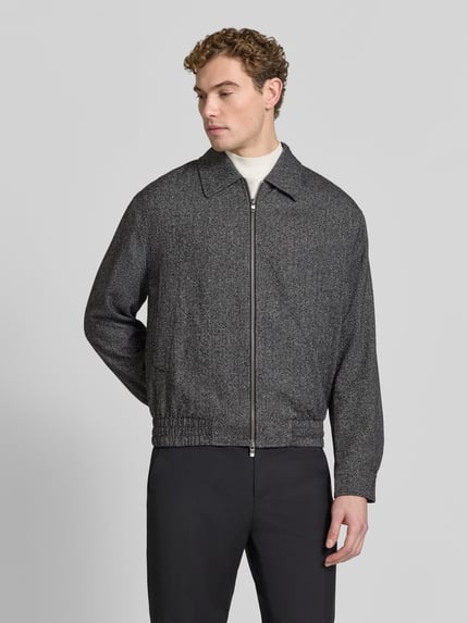 MCNEAL Regular fit blouson met viscose Zwart - 4