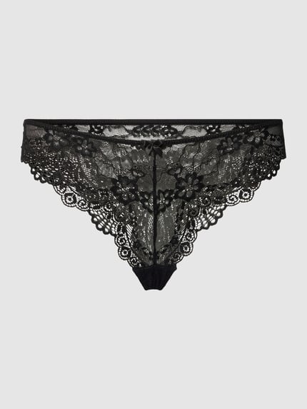 LASCANA String mit Spitze Modell 'Melissa' Black 2