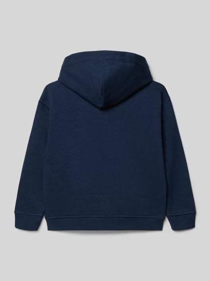Tommy Hilfiger Kids Regular fit hoodie van katoenmix Marineblauw - 3