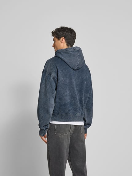 Dsquared2 oversized hoodie met labelprint Bleu - 5