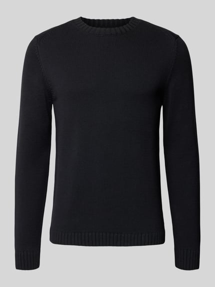 s.Oliver RED LABEL Pullover mit markanten Teilungsnähten Black 1