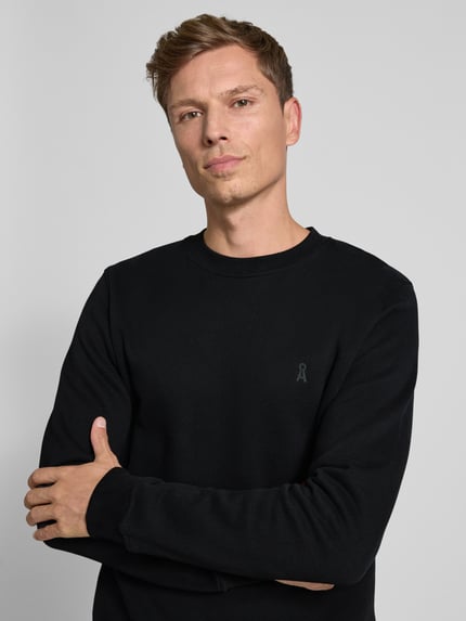 ARMEDANGELS Regular Fit Sweatshirt aus reiner Baumwolle Modell 'BAARO FLEECE' Black 3