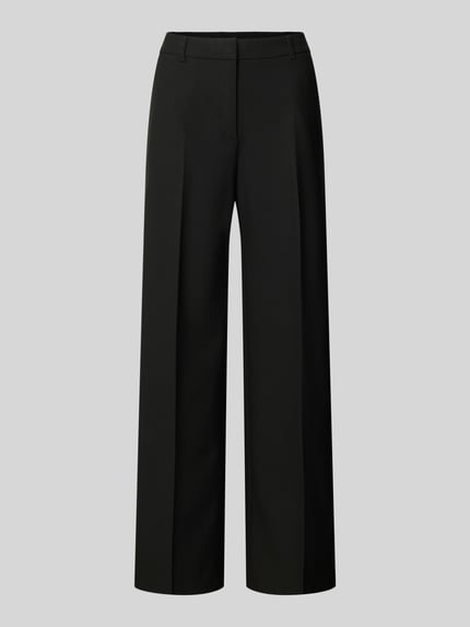 Wide Leg Stoffhose mit Bügelfalten Shop The Look MANNEQUINE