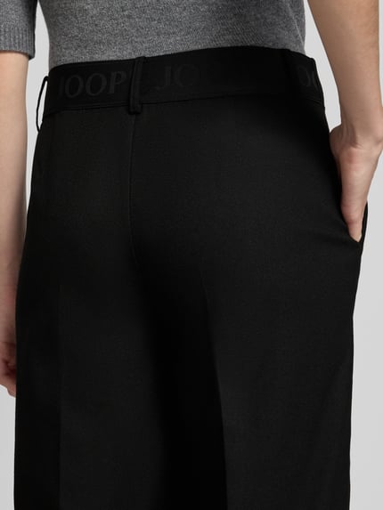 JOOP! Regular Fit Stoffhose mit Bundfalten Black 3