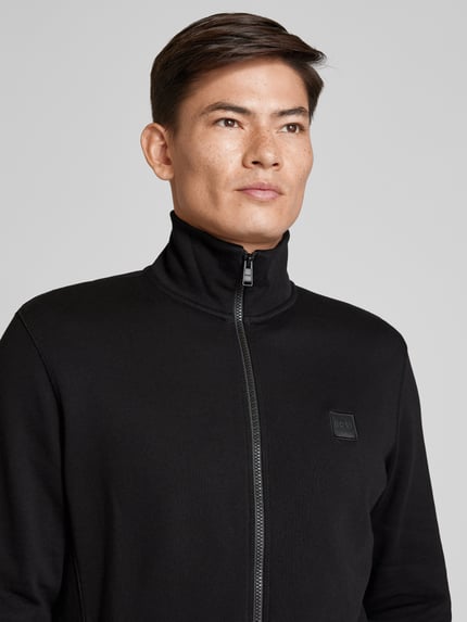 BOSS Orange Sweatjacke mit Reißverschluss Black 3
