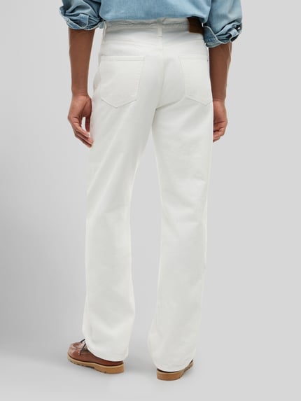 Tommy Hilfiger straight fit jeans van puur katoen in 5-pocket-design Wit - 5