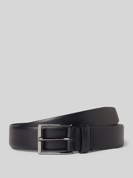 MCNEAL Ledergürtel mit Dornschließe Marine 1