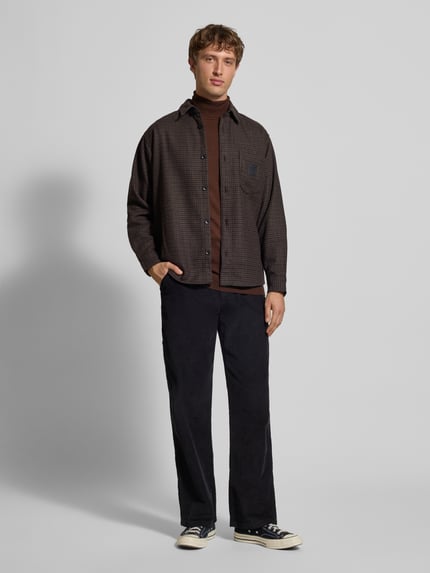 Blend Rollkragenpullover mit Label-Detail Modell 'BAGGE' Mittelbraun 1