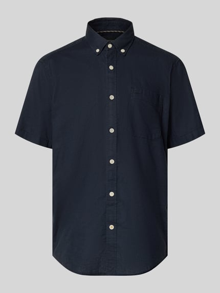 camel active Regular Fit Freizeithemd mit Button-Down-Kragen Marine 2