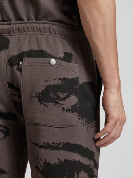 The Hundreds Sweatshorts mit Motiv-Print Anthrazit 3