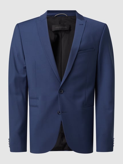 DRYKORN 2-knoops colbert met reverskraag, model 'Irving' Koningsblauw - 1