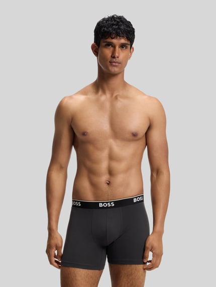 BOSS Trunk aus Baumwoll-Mix im 3er-Pack Mittelgrau 7