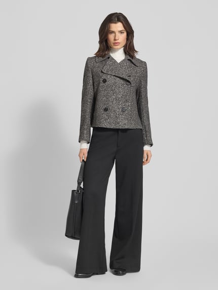 windsor. Jacke mit Umlegekragen und Knopfverschluss Dunkelgrau Melange 1