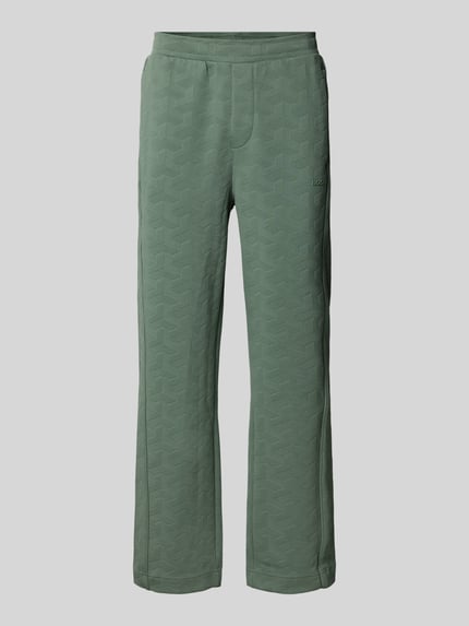BOSS Green Regular Fit Sweatpants mit Jacquard-Optik Modell 'MIRROR LONG' Lind 2