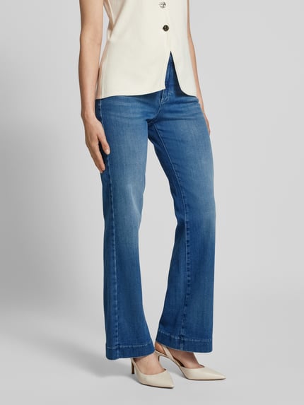 Brax Flared Jeans mit Eingrifftaschen Modell 'MAGIC MAINE' Hellblau 4