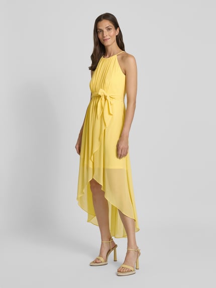 Jake*s Cocktail Cocktailkleid mit Raffungen GELB 1