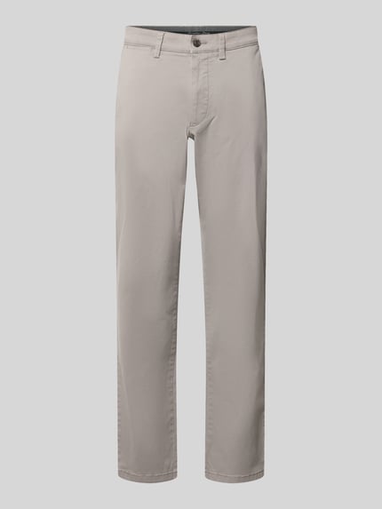 Produktfoto, Hose mit Gesäßtaschen von Christian Berg Men z mieszanki bawełny i elastanu, krój slim fit, wpuszczane kieszenie, szerokość w rozmiarze 50: 45 cm, długość wewnętrzna nogawki w rozmiarze 50: 80 cm
