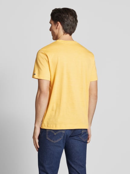 Tom Tailor Regular Fit T-Shirt aus Baumwoll-Mix Apricot 5