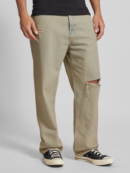 JACK & JONES Baggy fit jeans met 5-pocketmodel, model 'ALEX' Lichtblauw - 4