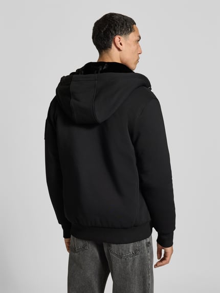 Moose Knuckles Sweatjacke mit Teddyfutter Modell 'classic bunny' Black 5