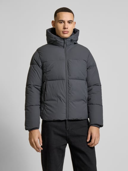 JACK & JONES Puffer jacket met capuchon model 'VESTERBRO' Antraciet - 4