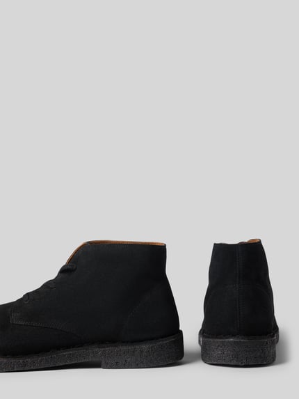 Selected Boots aus Rindsvelours Modell 'RICCO' Black 2