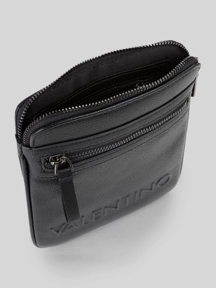 Valentino Bags Torba na ramię z wytłoczonym logo model 'ELITE' Czarny 3