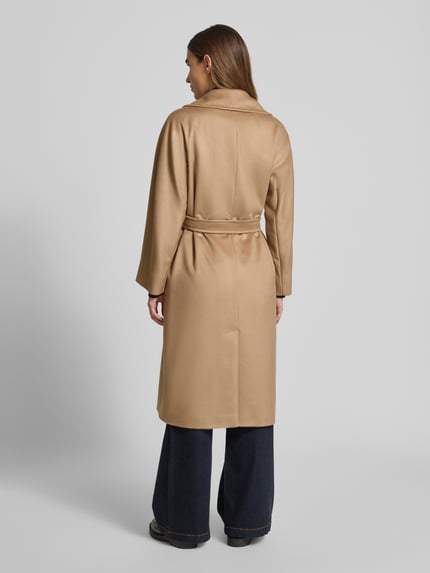 Weekend Max Mara Płaszcz wełniany o kroju regular fit z czystej żywej wełny model ‘RESINA’ Camel 5