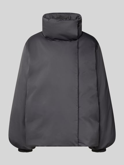 OPUS Oversized Puffer Jacket mit Stehkragen Modell 'Horiza' Anthrazit 1