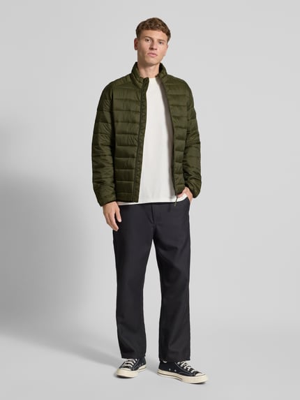 JACK & JONES Gewatteerd jack met ritssluiting, model 'BRADLEY' Olijfgroen - 1