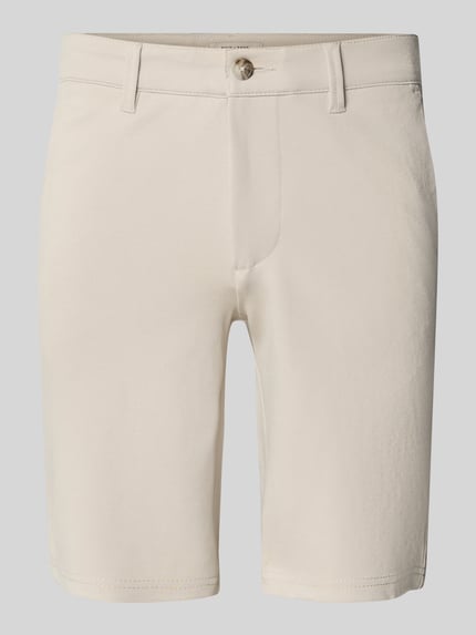 ONLY & SONS Regular Fit Bermudas aus Viskose-Mix Modell 'MARK' Beige 2