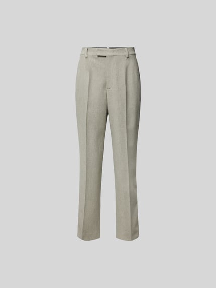 Spodnie garniturowe o kroju regular fit z kantami Shop The Look MANNEQUINE