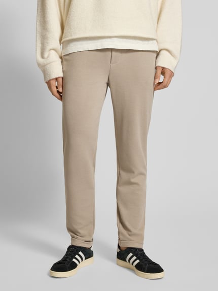 ONLY & SONS Regular fit stoffen broek met tunnelkoord, model 'NEWKODYL LIFE LINUS' Beige - 4