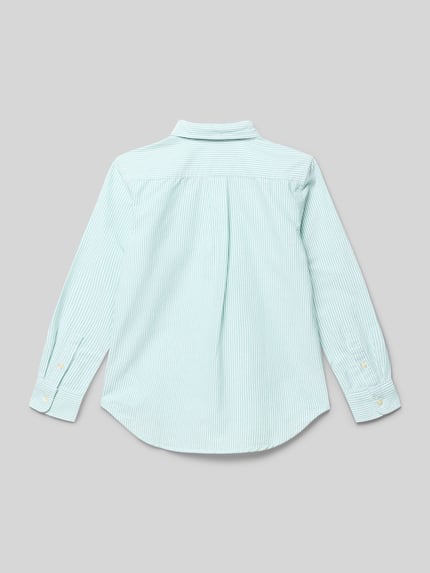 Polo Ralph Lauren Teens Regular fit vrijetijdsoverhemd van puur katoen Mintgroen - 3