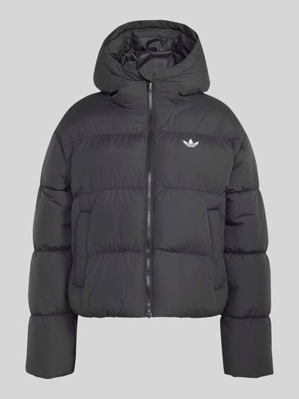 adidas Originals Kurtka pikowana o kroju regular fit z wyhaftowanym logo Czarny 2