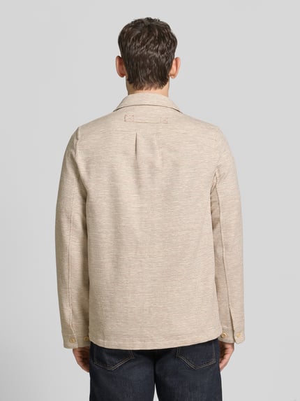 Paul Smith Overshirt mit Knopfleiste und Kentkragen Offwhite 5