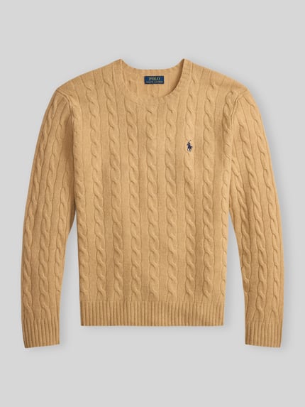 Polo Ralph Lauren Regular Fit Pullover aus Woll-Kaschmir-Mix Camel 2