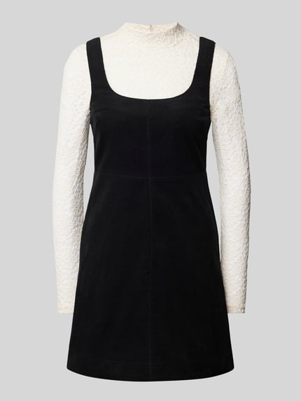 Forever New A-Linie Cocktailkleid mit passendem Langarmshirt im Set Black 2