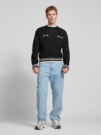 Carhartt Work In Progress Regular Fit Strickpullover mit Woll-Anteil Black 1