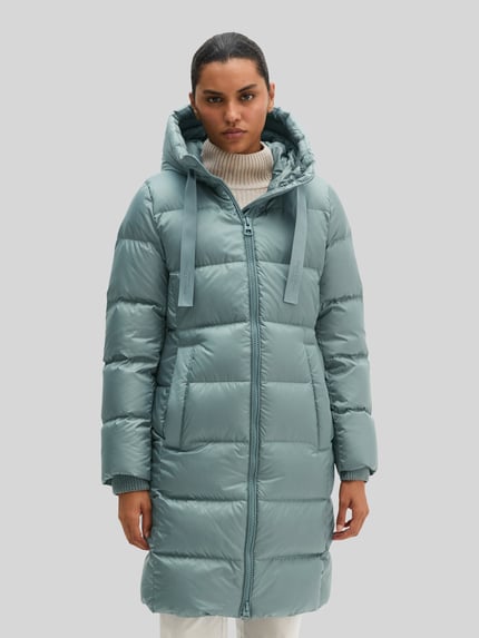 Marc O'Polo Daunenmantel mit Kapuze Aqua 4