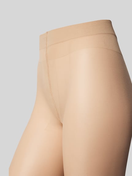camano Strumpfhose in semitransparentem Design Sand 2